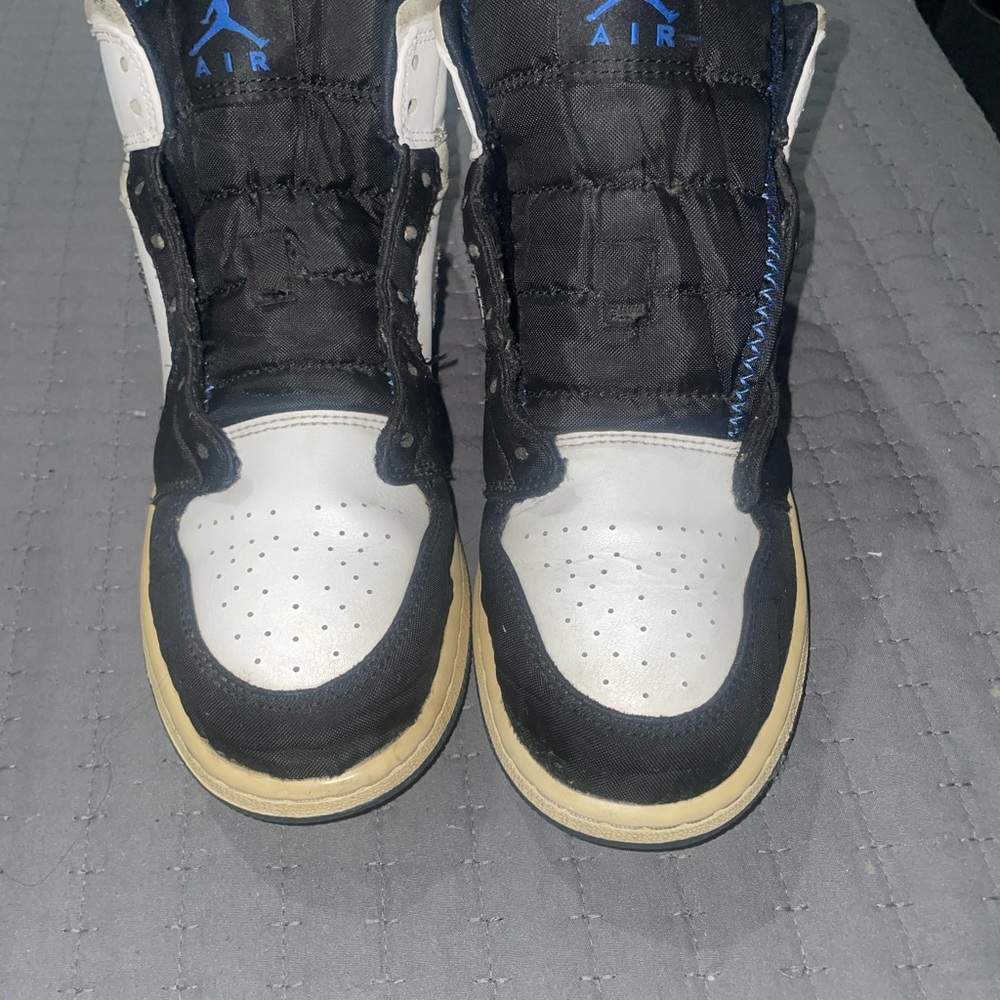 Air jordan 1 Black and White High-Top Sneakers